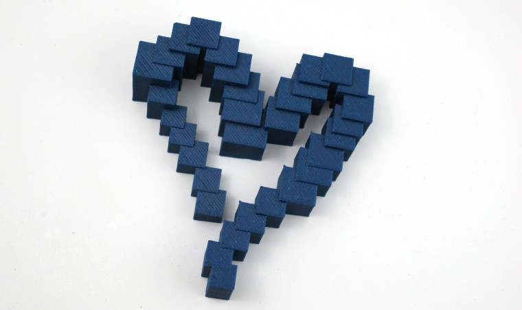 3D Printed Heart Shape